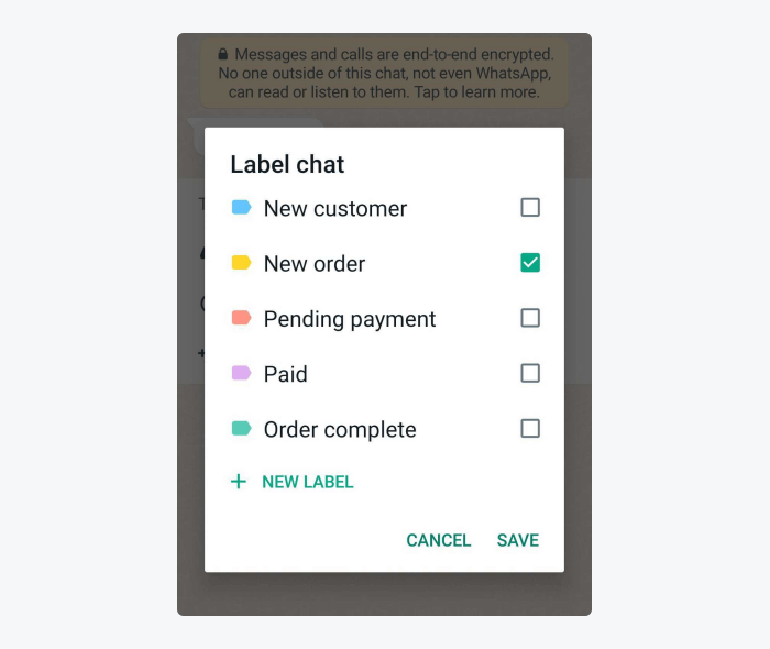 Contact Labels